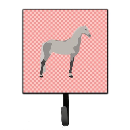 Carolines Treasures Orlov Trotter Horse Pink Check Leash or Key Holder BB7908SH4